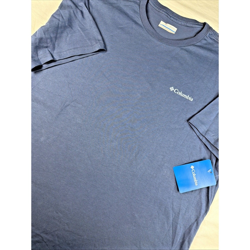 Columbia Men's Rockaway River * NWT Back Mountain Graphic ShirtS/S Blue